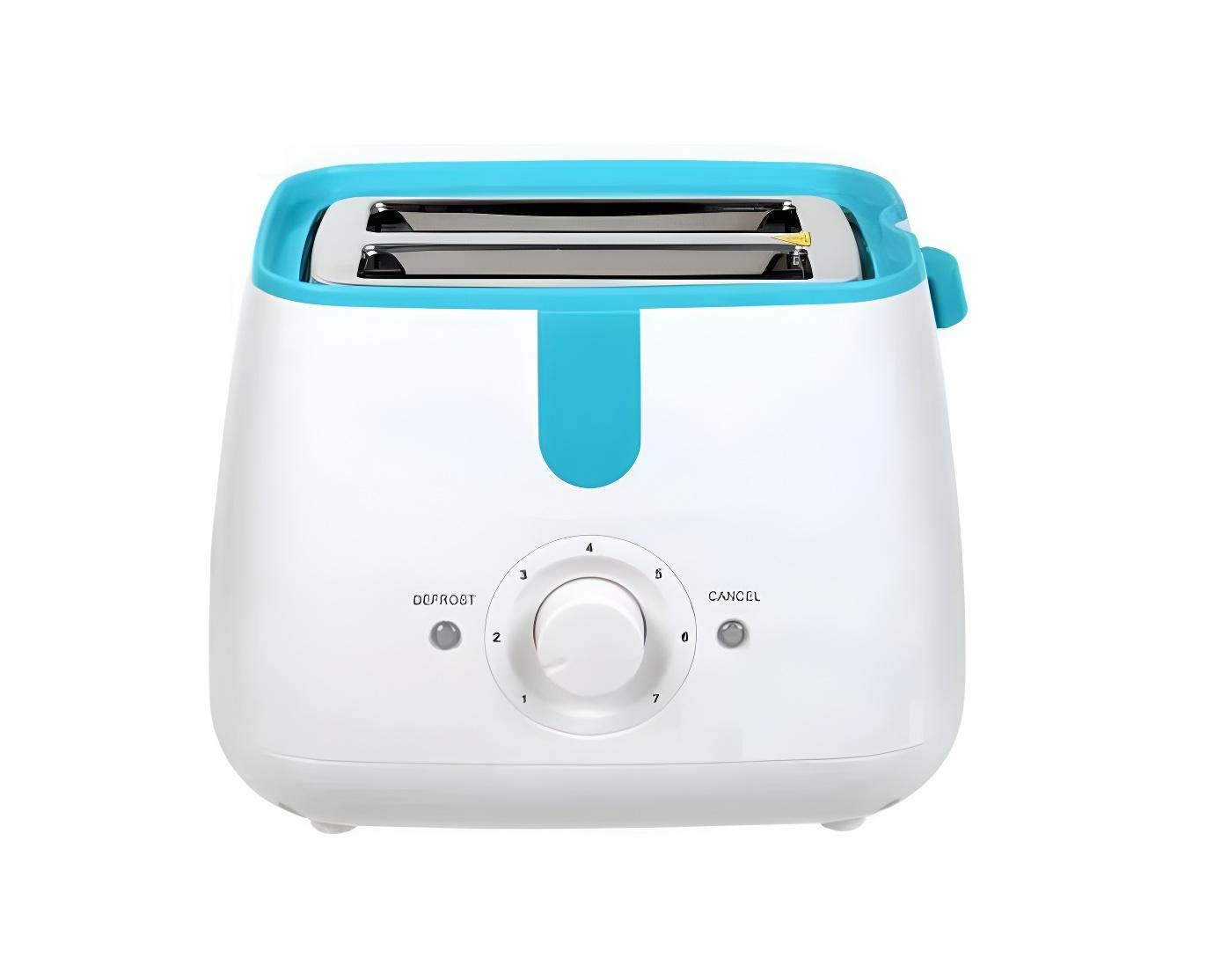Korbax KB406 2-Slice Pop-up Toaster – 750W, 7 Browning Levels, White