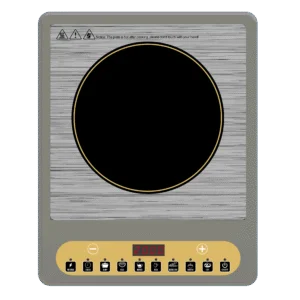 KORBAX KB6 Premium Induction Cooktop - 2000W Crystal Glass Surface