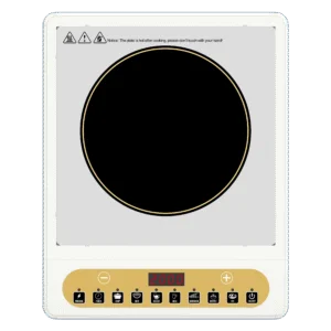 KORBAX KB6 Premium Induction Cooktop - 2000W Crystal Glass Surface