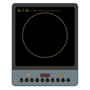KORBAX KB6A Professional Induction Cooktop - 2000W Crystal Glass Surface