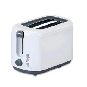 Korbax KB407 2-Slice Toaster – 750W, Frozen & Reheat Function, White